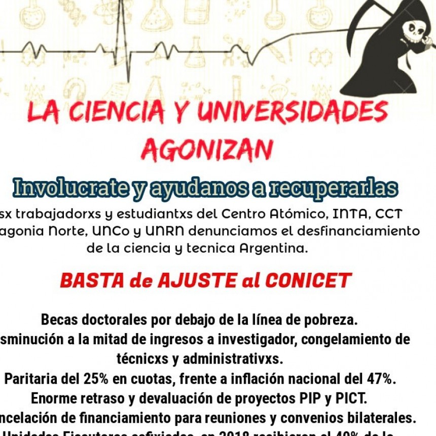La ciencia no es de inter&eacute;s para el gobierno nacional