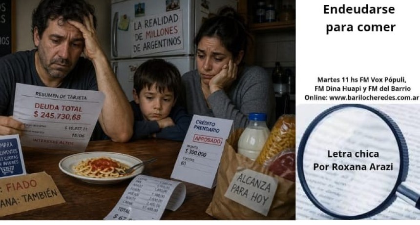 Vivir en rojo: cuando la tarjeta de cr&eacute;dito se convierte en un plato de comida