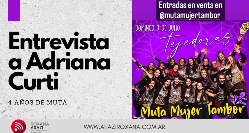 Suenan los tambores, y son ellas, las MUTA de Bariloche