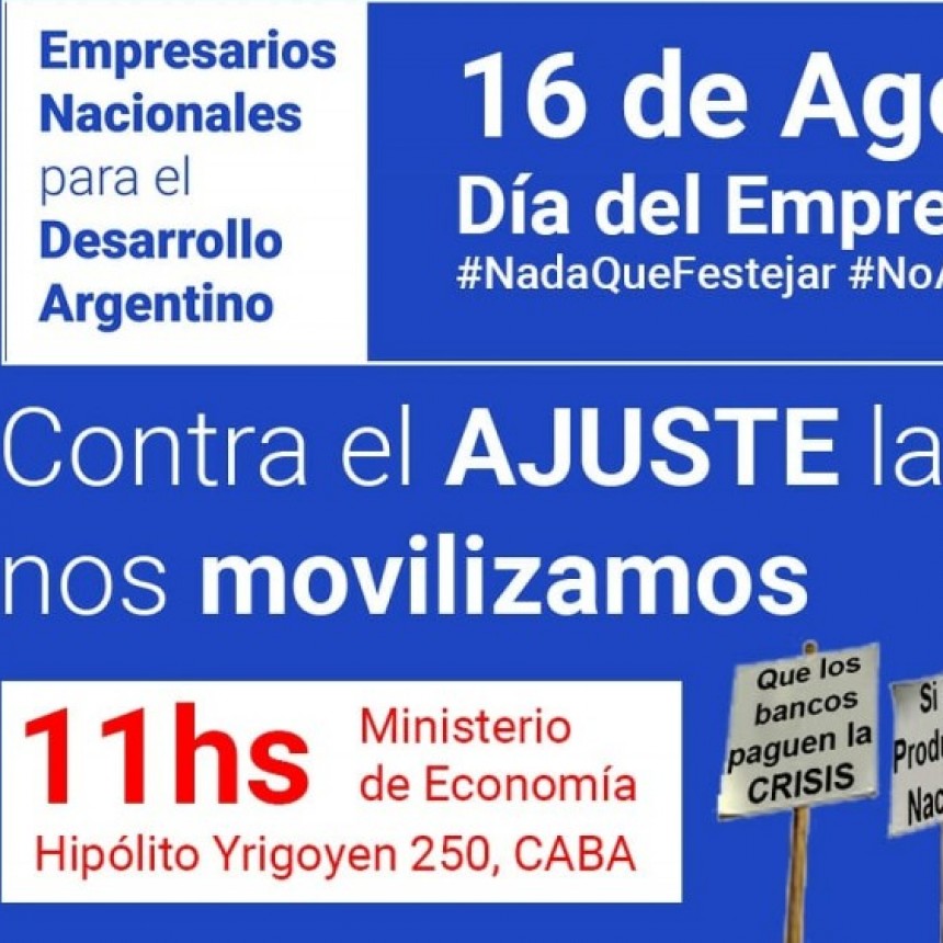 Las PyMEs se movilizan. Nada para festejar 