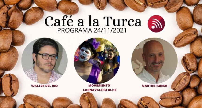 Café a la Turca, 24 de noviembre 2021. Otros temas, otro abordaje!!