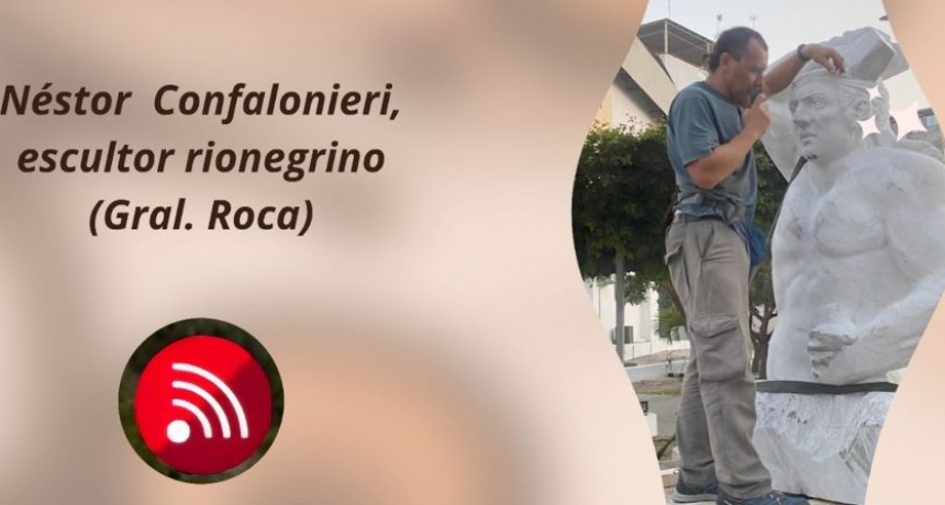 El escultor patagónico que se talla a sí mismo y su teoría de la persistencia